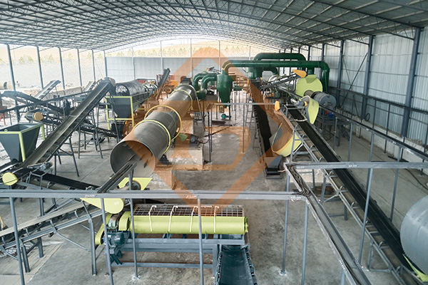 牛羊糞便加工生物有機肥料設備